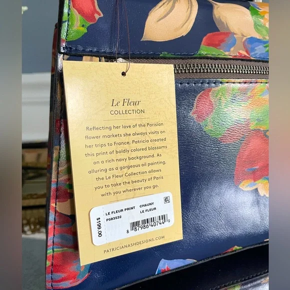 Patricia Nash Chauney Handbag in La Fleur - Picture 6 of 9